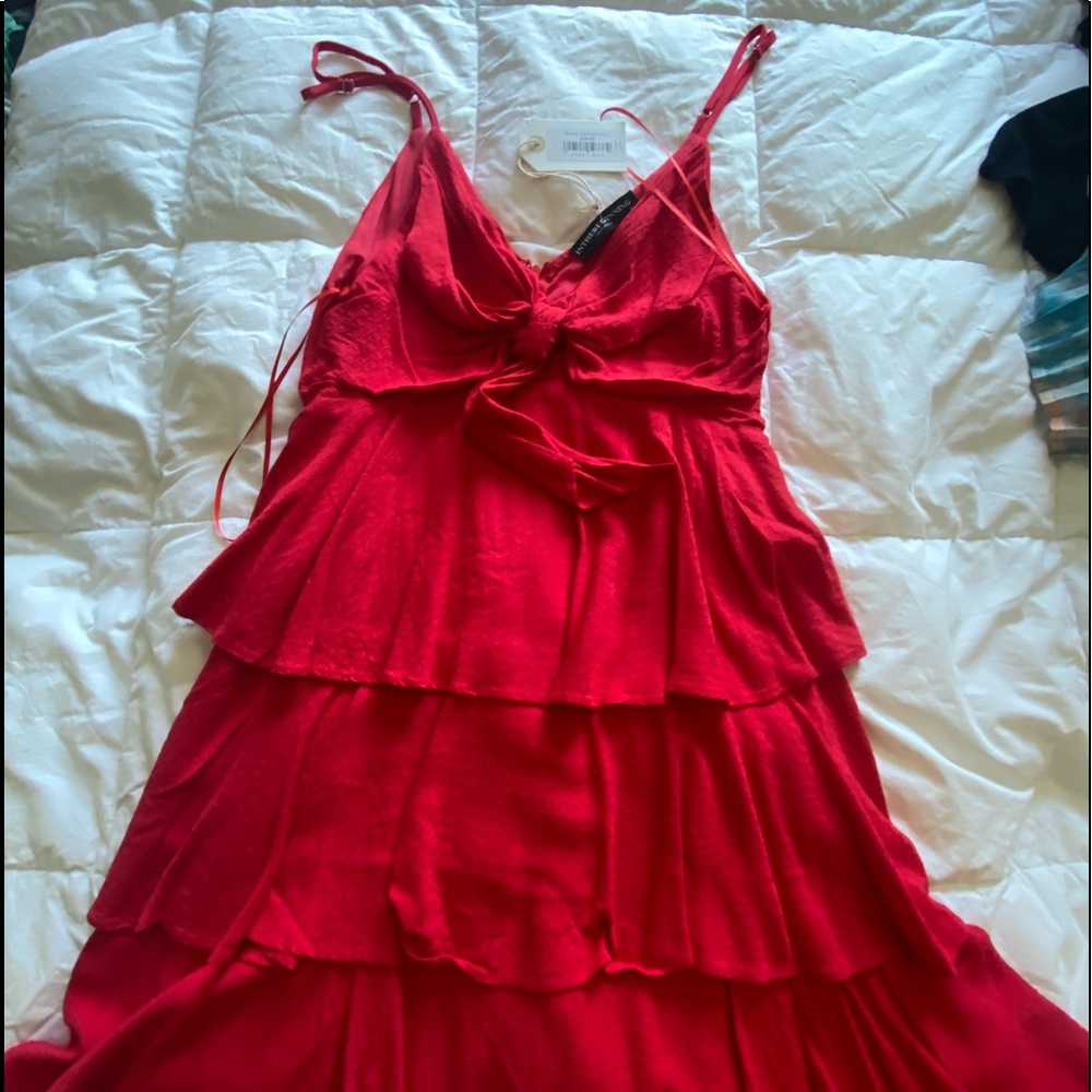 Red dress